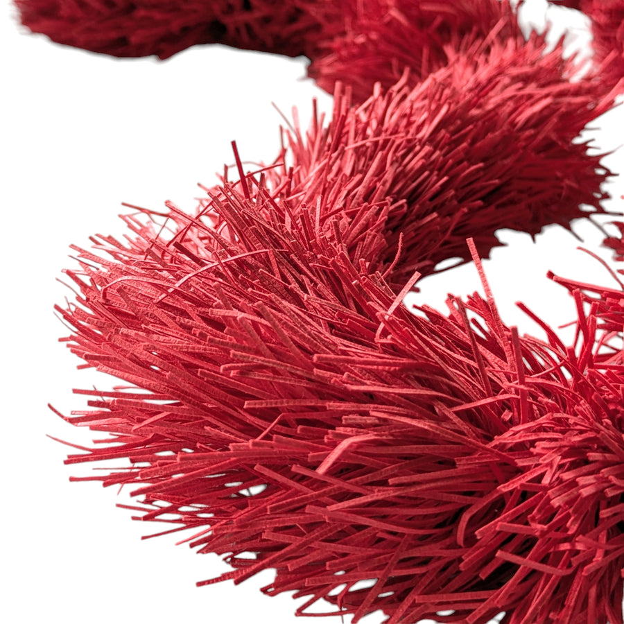 Recycled Paper Tinsel Garland | Red x 2Mtr - Thedanes.co.uk - Creative & Sustainable Living The Scandinavian Way