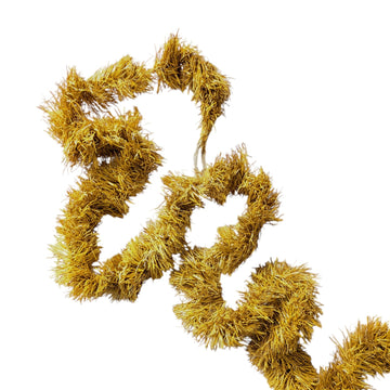 Recycled Paper Tinsel Garland | Gold x 2Mtr - Thedanes.co.uk - Creative & Sustainable Living The Scandinavian Way