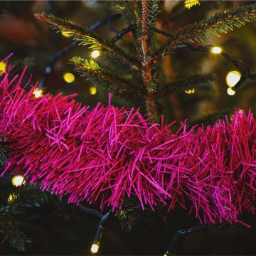 Recycled Paper Tinsel Garland | Pink x 2Mtr - Thedanes.co.uk - Creative & Sustainable Living The Scandinavian Way