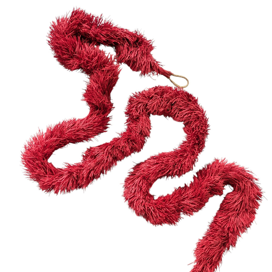 Recycled Paper Tinsel Garland | Red x 2Mtr - Thedanes.co.uk - Creative & Sustainable Living The Scandinavian Way