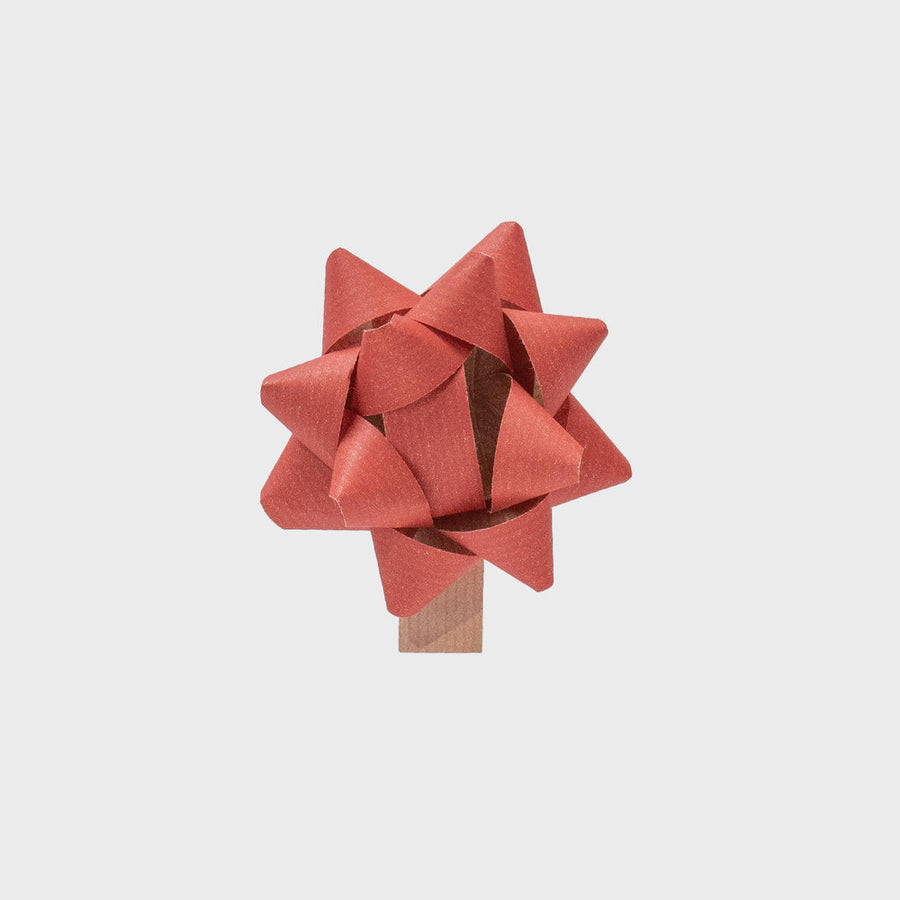 3 Gift Wrap Paper Star Bows | Red or Gold - Thedanes.co.uk - Creative & Sustainable Living The Scandinavian Way