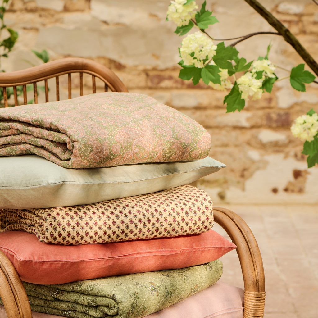 Summer Cotton Quilt- Assorted Floral Prints | 130x 180cm - Thedanes.co.uk - Creative & Sustainable Living The Scandinavian Way