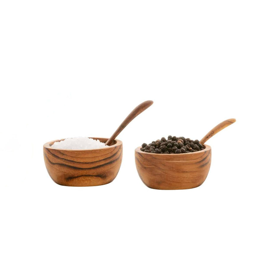 Salt & Pepper Cups with Spoon | Set of 2 - Thedanes.co.uk - Creative & Sustainable Living The Scandinavian Way