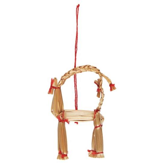 Scandi Christmas Straw Goat Hanging Tree Decoration | 2 Sizes - Thedanes.co.uk - Creative & Sustainable Living The Scandinavian Way