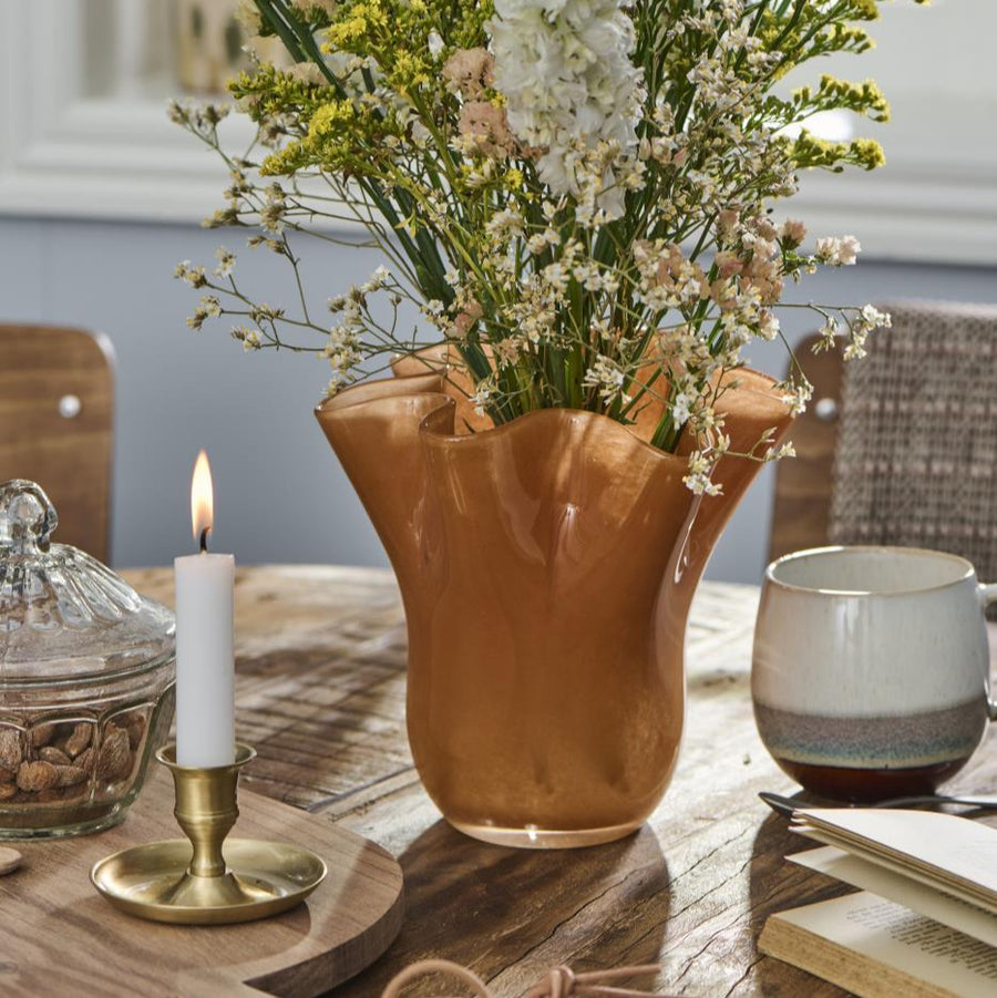 Brass Candlestick in 2 Sizes | 5.5cm or 10.5cm - Thedanes.co.uk - Creative & Sustainable Living The Scandinavian Way