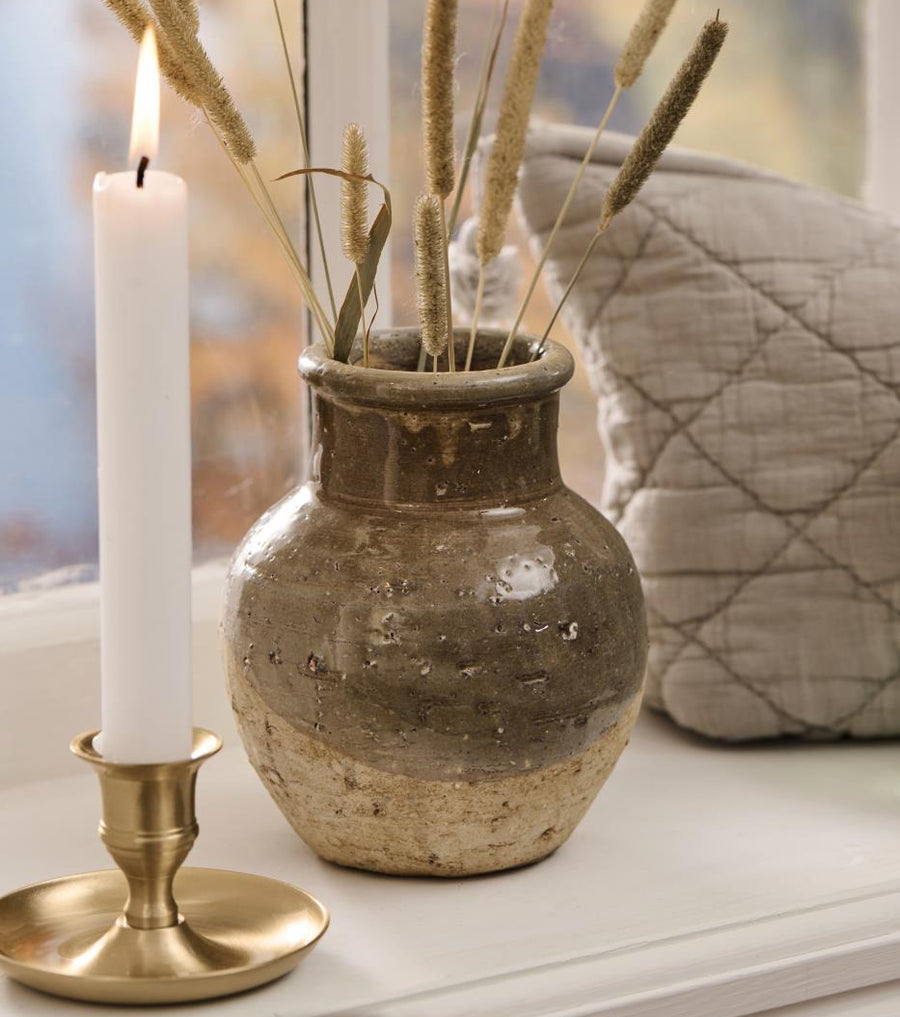 Brass Candlestick in 2 Sizes | 5.5cm or 10.5cm - Thedanes.co.uk - Creative & Sustainable Living The Scandinavian Way