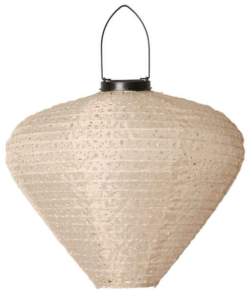 Solar Outdoor Summer Lantern | Conical Shape 30x33cm - Thedanes.co.uk - Creative & Sustainable Living The Scandinavian Way