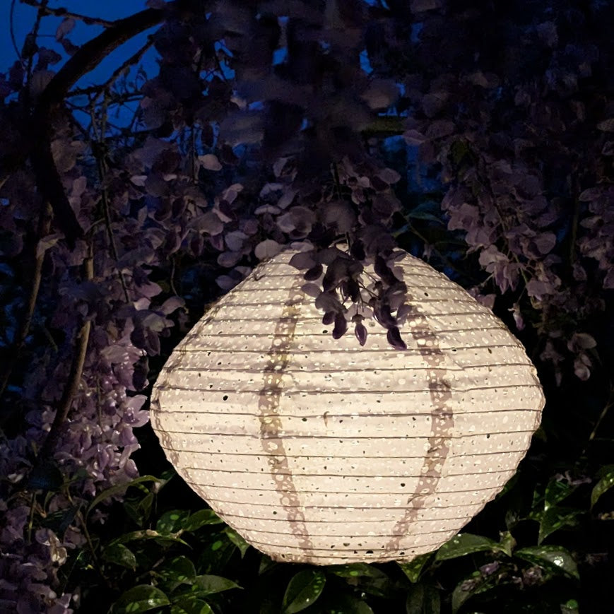 Solar Outdoor Summer Lantern | Spinning Top Shape 25x29cm - Thedanes.co.uk - Creative & Sustainable Living The Scandinavian Way
