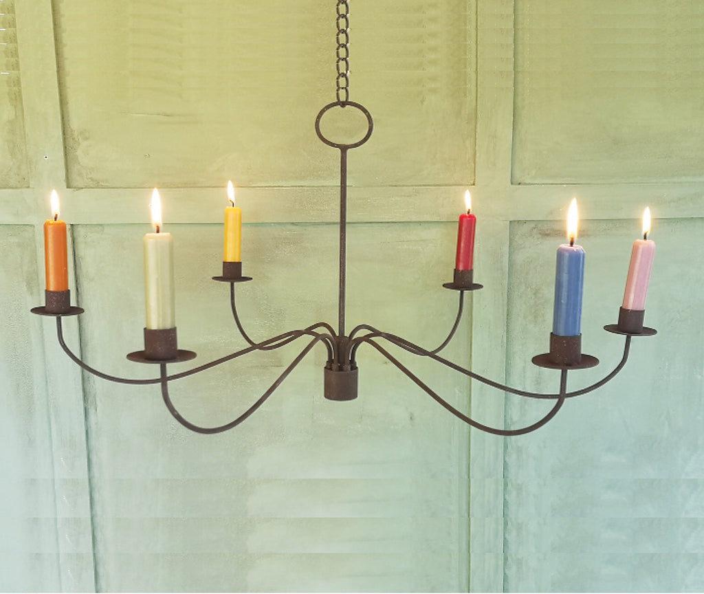 Scandinavian Rustic Hanging Candle Chandelier - Thedanes.co.uk - Creative & Sustainable Living The Scandinavian Way