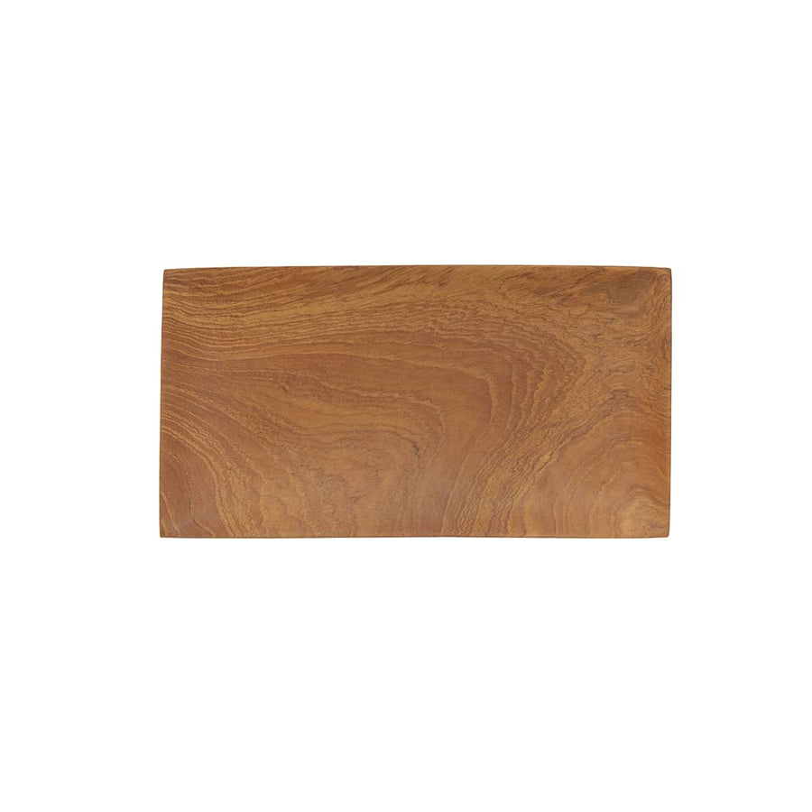 Teak Root Flat Tray | 22cm Long - Thedanes.co.uk - Creative & Sustainable Living The Scandinavian Way