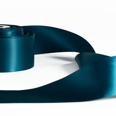 Teal Blue Luxury Double Faced Satin Silk Ribbon | 25mm x 3M - Thedanes.co.uk - Creative & Sustainable Living The Scandinavian Way