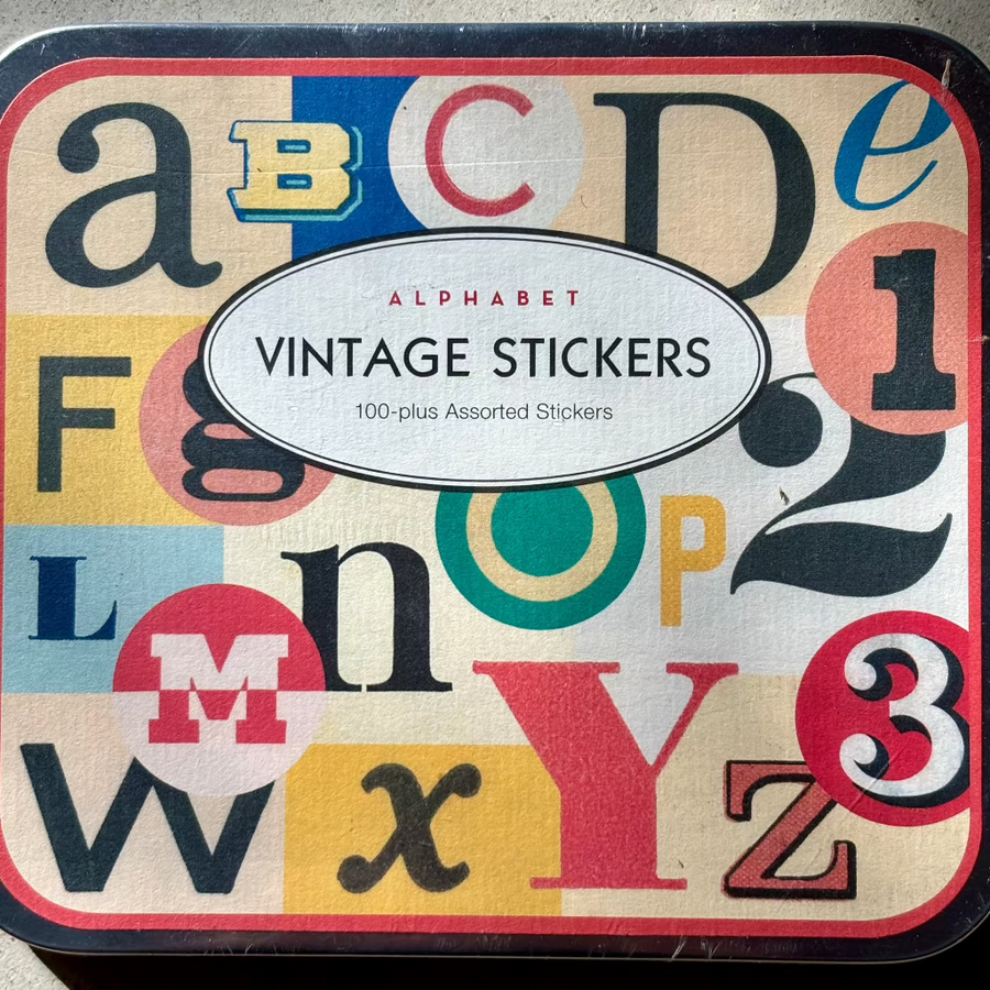 Vintage Alphabet Stickers | 100+ Letters & Numbers | Cavallini & Co - Thedanes.co.uk - Creative & Sustainable Living The Scandinavian Way