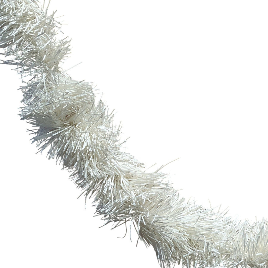 Recycled Paper Tinsel Garland | White x 2Mtr - Thedanes.co.uk - Creative & Sustainable Living The Scandinavian Way