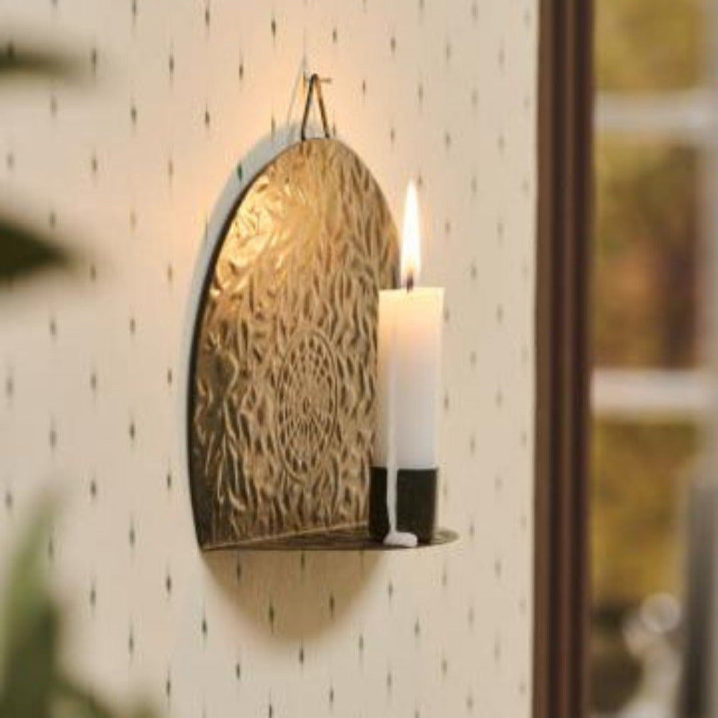Wall Candle Holder Gift Set | Incl 3 Candles - Thedanes.co.uk - Creative & Sustainable Living The Scandinavian Way