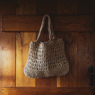 Woven & Crochet Jute Shopper Bag | Large 40cm - Thedanes.co.uk - Creative & Sustainable Living The Scandinavian Way