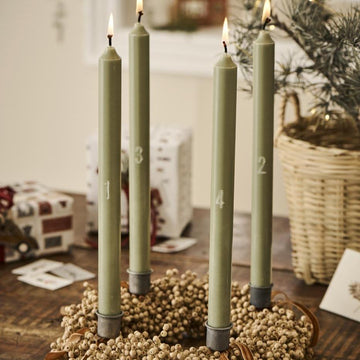 Zinc Candle Holder On Spike - Thedanes.co.uk - Creative & Sustainable Living The Scandinavian Way