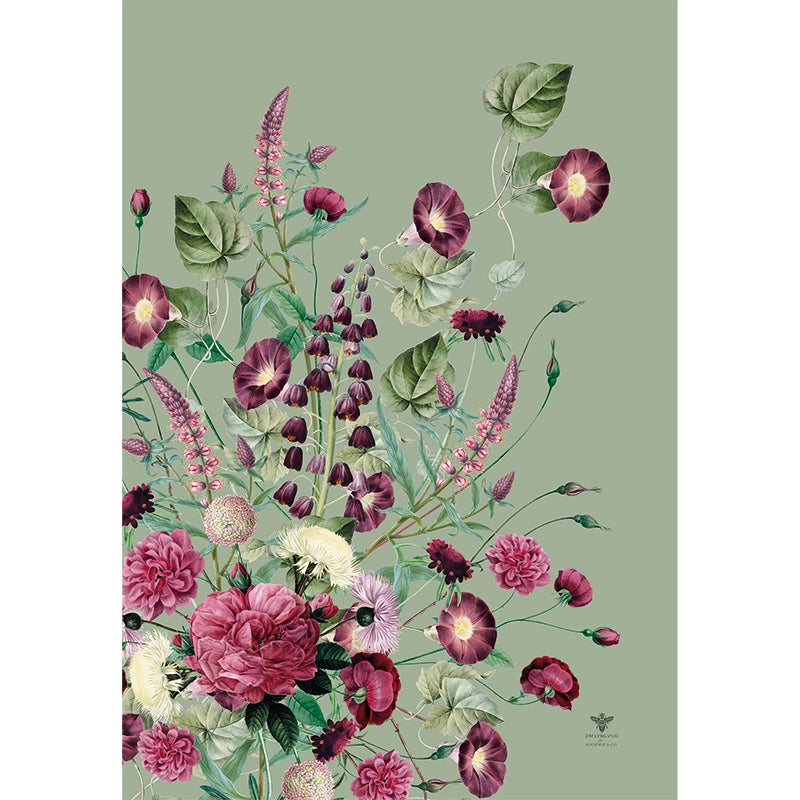 Organic Cotton Tea Towel | Blossom Garden - Thedanes.co.uk - Creative & Sustainable Living The Scandinavian Way