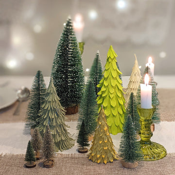 Decorative Green Bottle Brush Trees | 3 Sizes - Thedanes.co.uk - Creative & Sustainable Living The Scandinavian Way