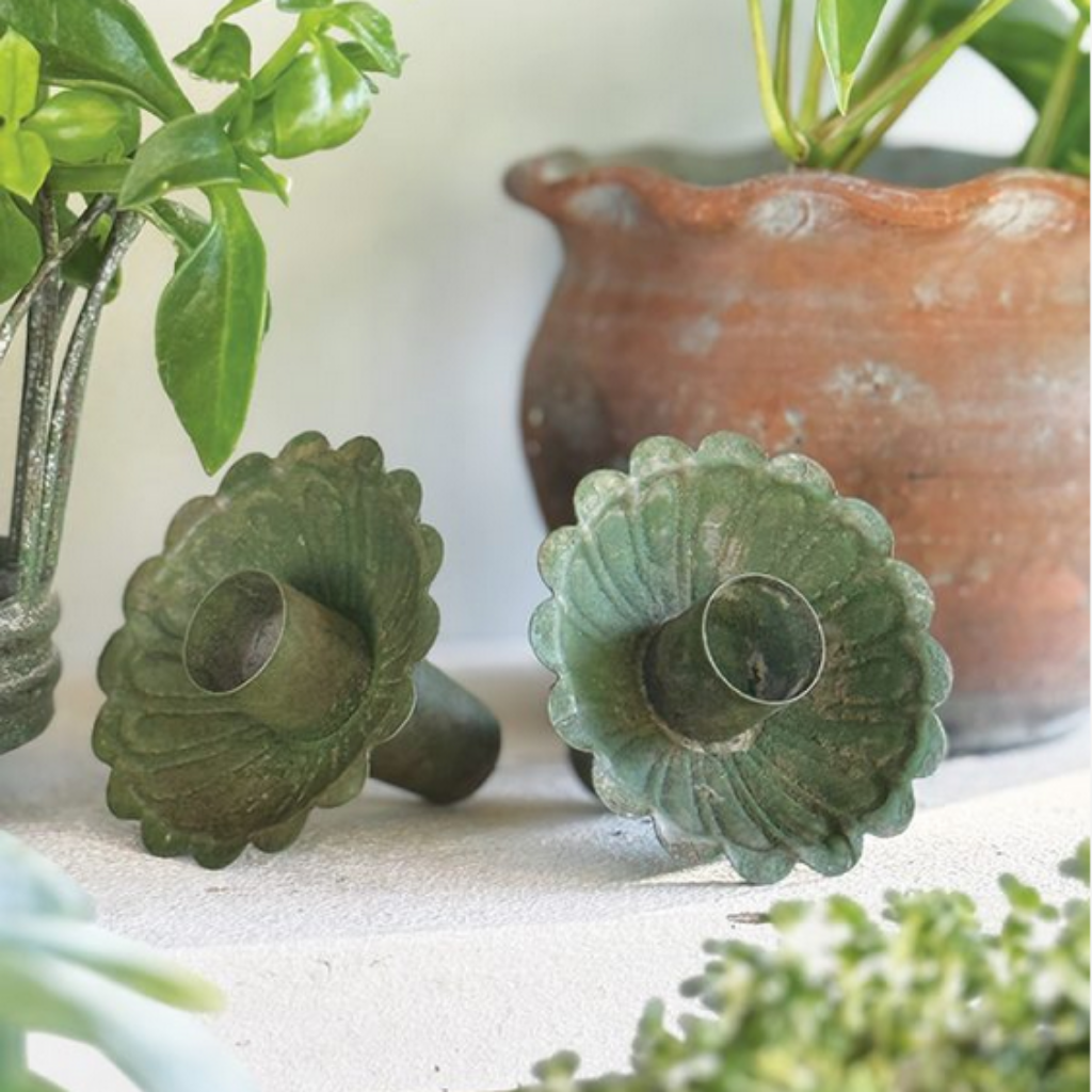 Bottle Top Candle Holder Rustic Green | For 22mm Candles - Thedanes.co.uk - Creative & Sustainable Living The Scandinavian Way