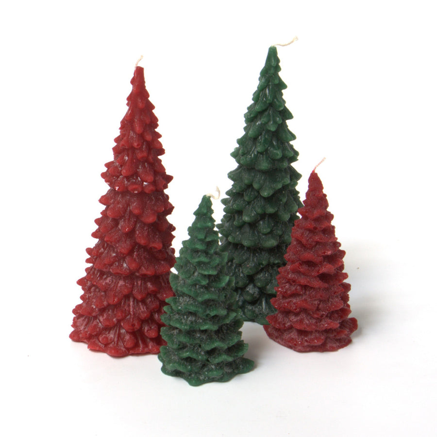 Recycled Wax Candle - Green Christmas Tree