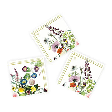 A Flower Garden | Floral Paper Napkins 3-ply - Thedanes.co.uk - Creative & Sustainable Living The Scandinavian Way