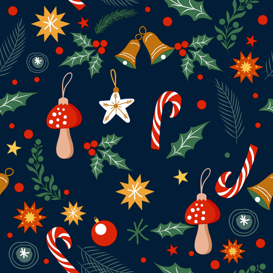 Festive Retro Christmas Paper Napkins | 33 x 33cm - Thedanes.co.uk - Creative & Sustainable Living The Scandinavian Way