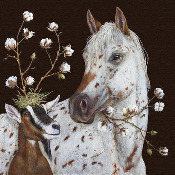 Neigh-bors Paper Napkins By Vicki Sawyer | 33 x 33cm
