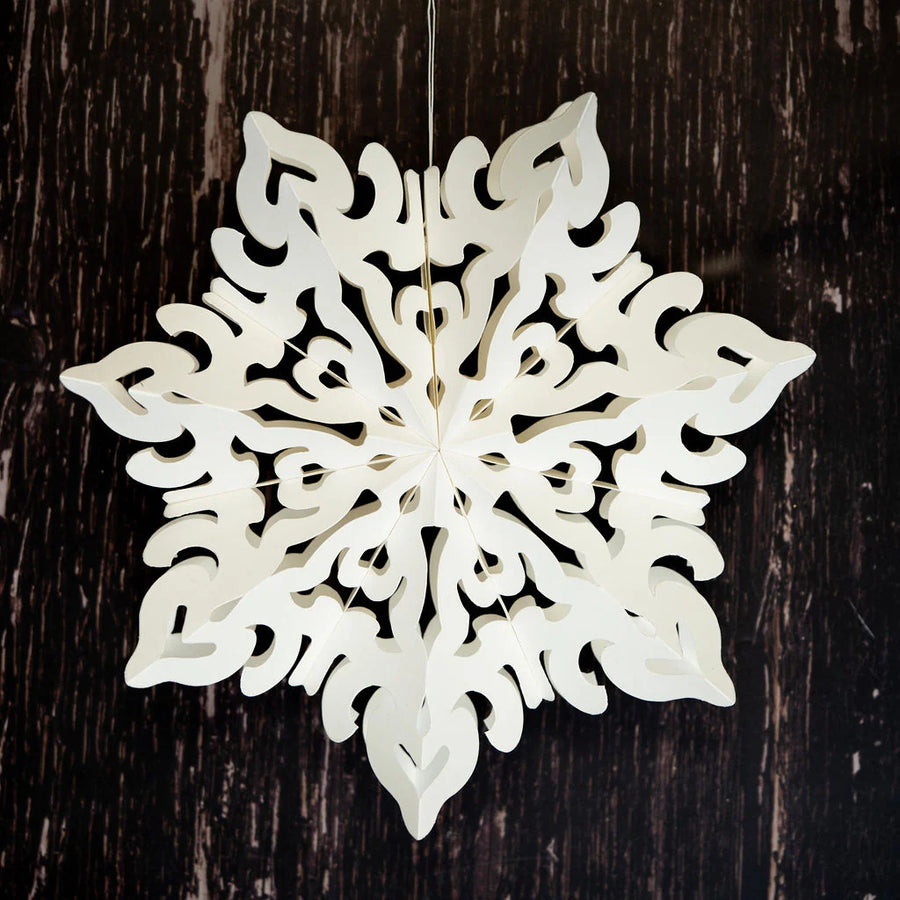 Pavo Snowflake Lace Decoration | 30cm - Thedanes.co.uk - Creative & Sustainable Living The Scandinavian Way