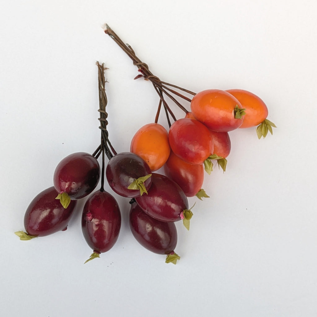 Decorative Rose Hip Wire Picks | Orange or Red - Thedanes.co.uk - Creative & Sustainable Living The Scandinavian Way