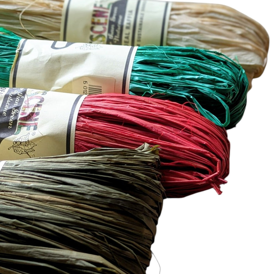 Natural Raffia from Nutscene - Assorted Colours - Thedanes.co.uk - Creative & Sustainable Living The Scandinavian Way