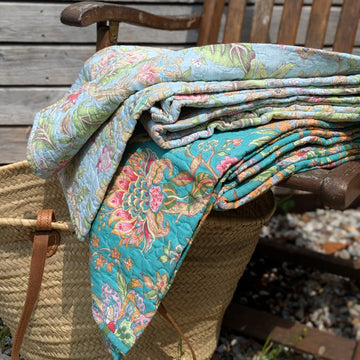 Summer Cotton Quilt- Assorted Prints | Single & Double - Thedanes.co.uk - Creative & Sustainable Living The Scandinavian Way