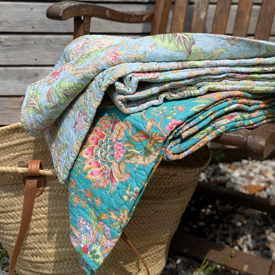 Summer Cotton Quilt- Assorted Prints | Single & Double - Thedanes.co.uk - Creative & Sustainable Living The Scandinavian Way