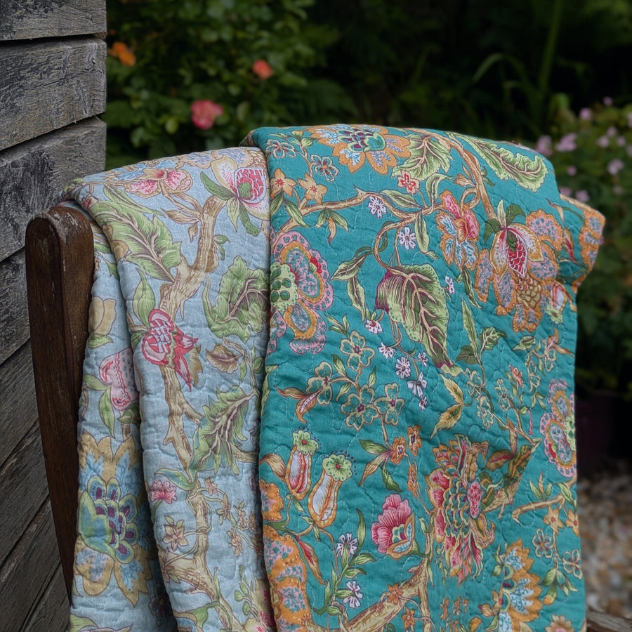 Summer Cotton Quilt- Assorted Prints | Single & Double - Thedanes.co.uk - Creative & Sustainable Living The Scandinavian Way