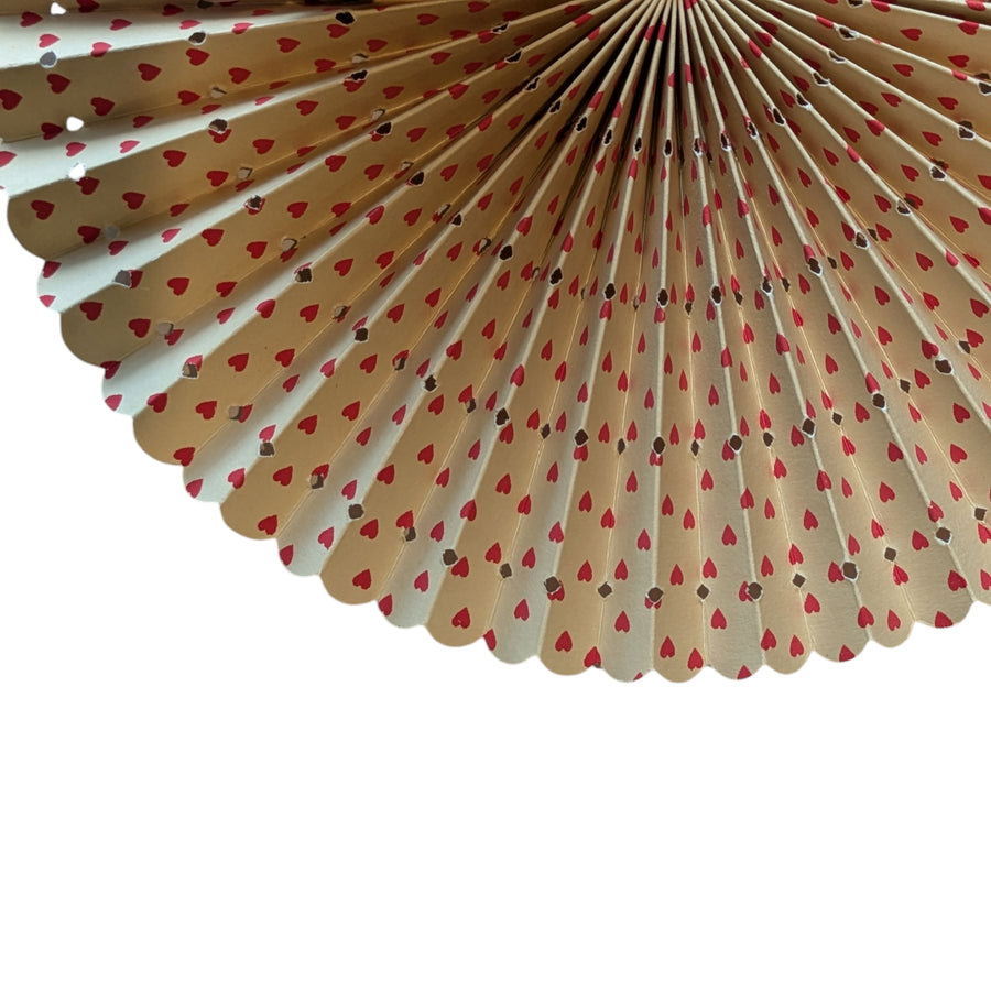 Paper Fan Rosette Christmas Decorations | Set of 2 in Assorted Colours - Thedanes.co.uk - Creative & Sustainable Living The Scandinavian Way
