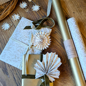 White Woodland Animals Grass Paper | 3M x 50cm - Thedanes.co.uk - Creative & Sustainable Living The Scandinavian Way