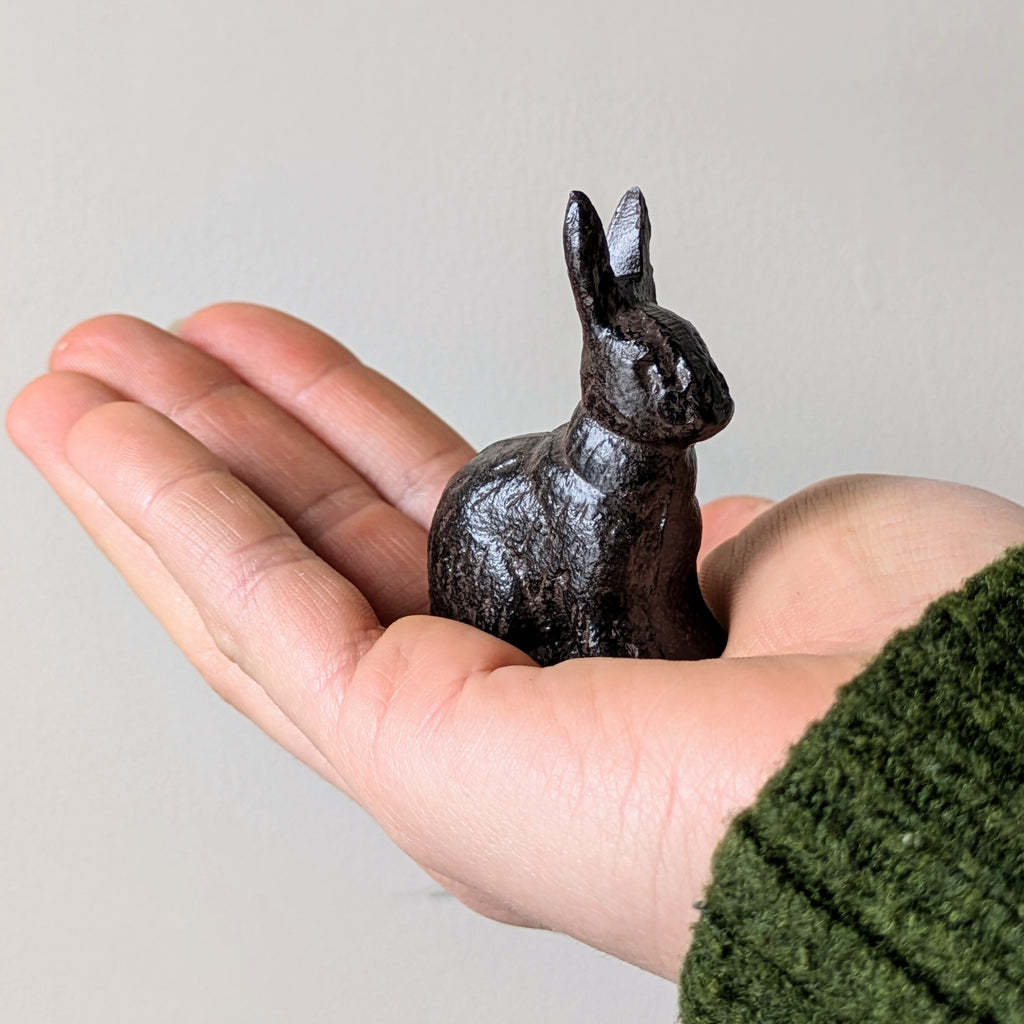 Cast Iron Easter Bunny | Table or Plant Decoration - Thedanes.co.uk - Creative & Sustainable Living The Scandinavian Way