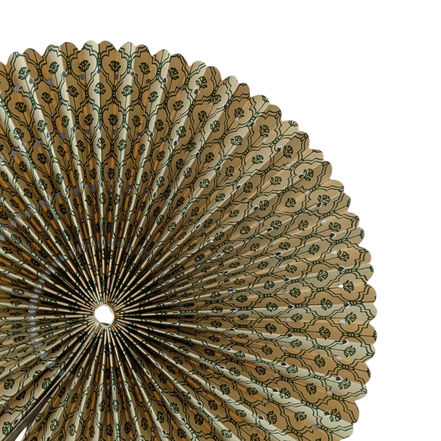 Paper Fan Rosette Christmas Decorations | Set of 2 in Assorted Colours - Thedanes.co.uk - Creative & Sustainable Living The Scandinavian Way