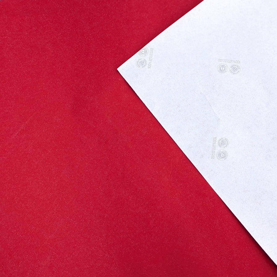 Red Wrapping Paper - 3M x 50cm | 100% Recycled Paper - Thedanes.co.uk - Creative & Sustainable Living The Scandinavian Way