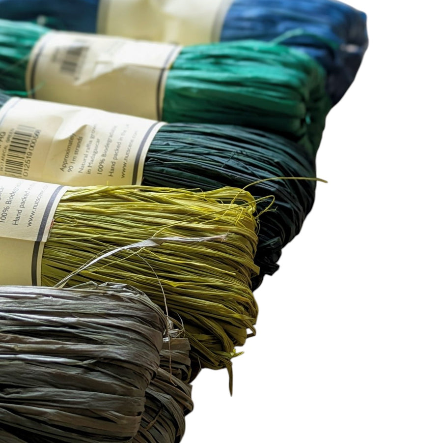 Natural Raffia from Nutscene - Assorted Colours - Thedanes.co.uk - Creative & Sustainable Living The Scandinavian Way