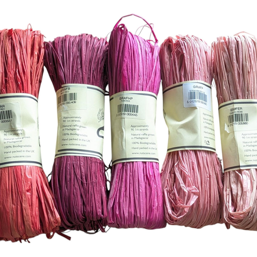 Natural Raffia from Nutscene - Assorted Colours - Thedanes.co.uk - Creative & Sustainable Living The Scandinavian Way