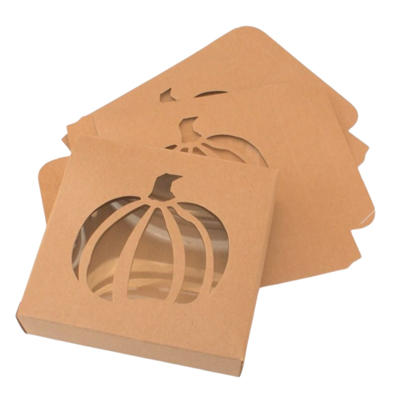 Pumpkin Kraft Boxes | Set of 3