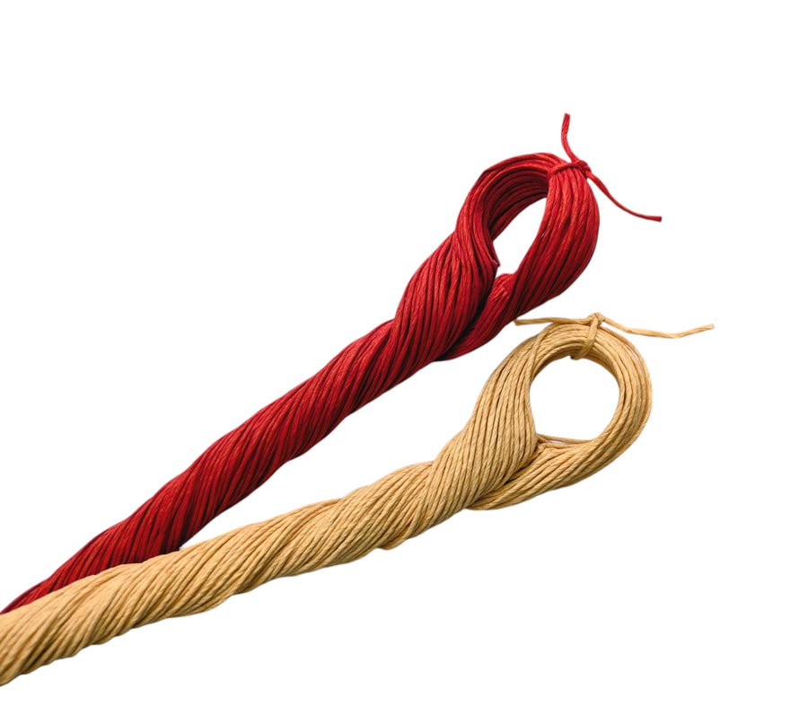 Twisted Paper String x 30Mtr | Red or Natural - Thedanes.co.uk - Creative & Sustainable Living The Scandinavian Way