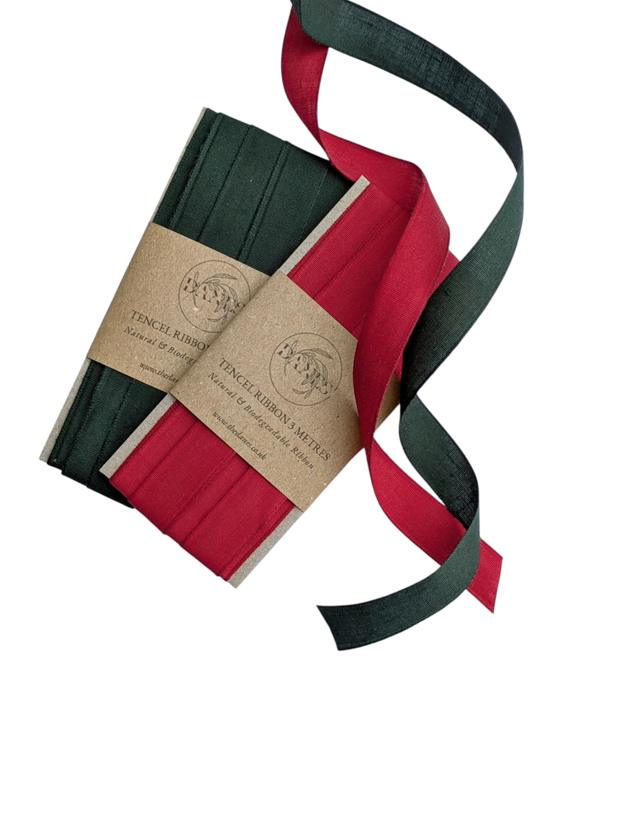 Biodegradable Tencel Ribbon 3M x 16mm - Thedanes.co.uk - Creative & Sustainable Living The Scandinavian Way