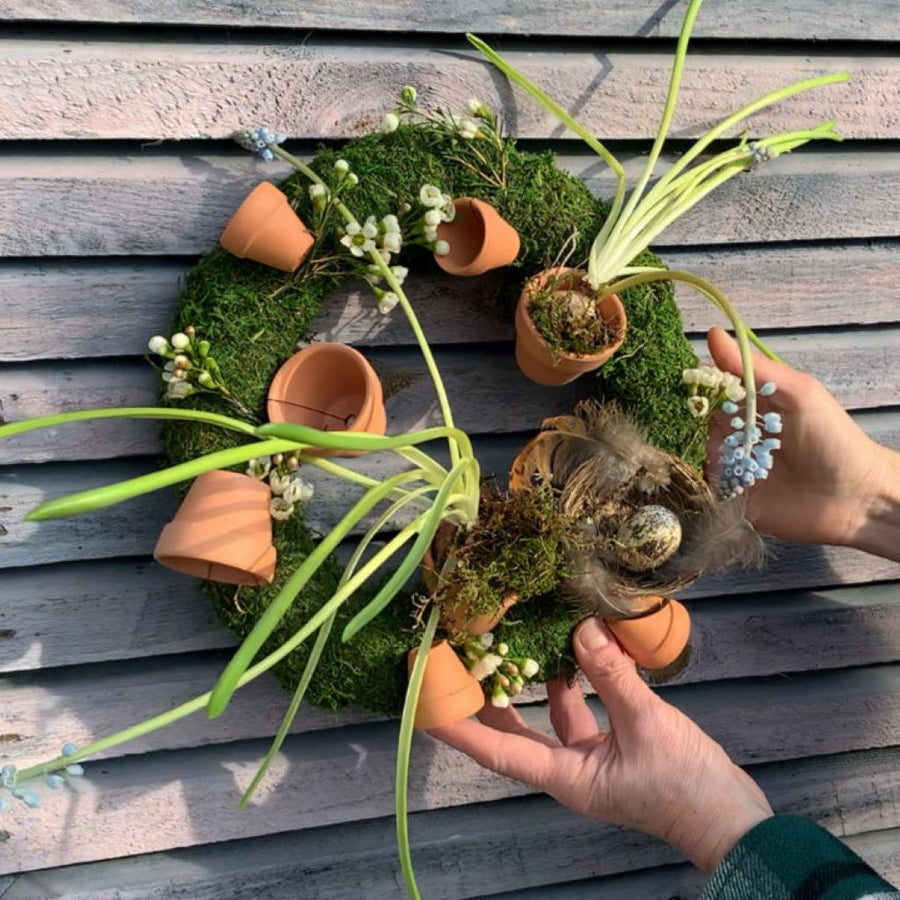 Terracotta Pot Wreath Kit - Thedanes.co.uk - Creative & Sustainable Living The Scandinavian Way