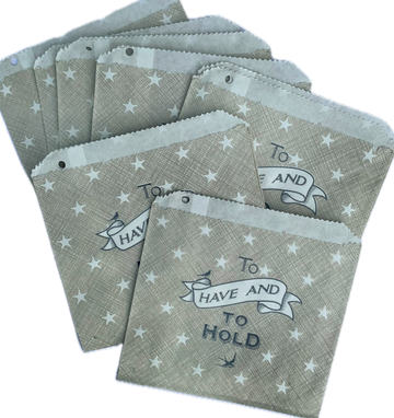 To Have And To Hold Wedding Favour Bags | Pack of 10