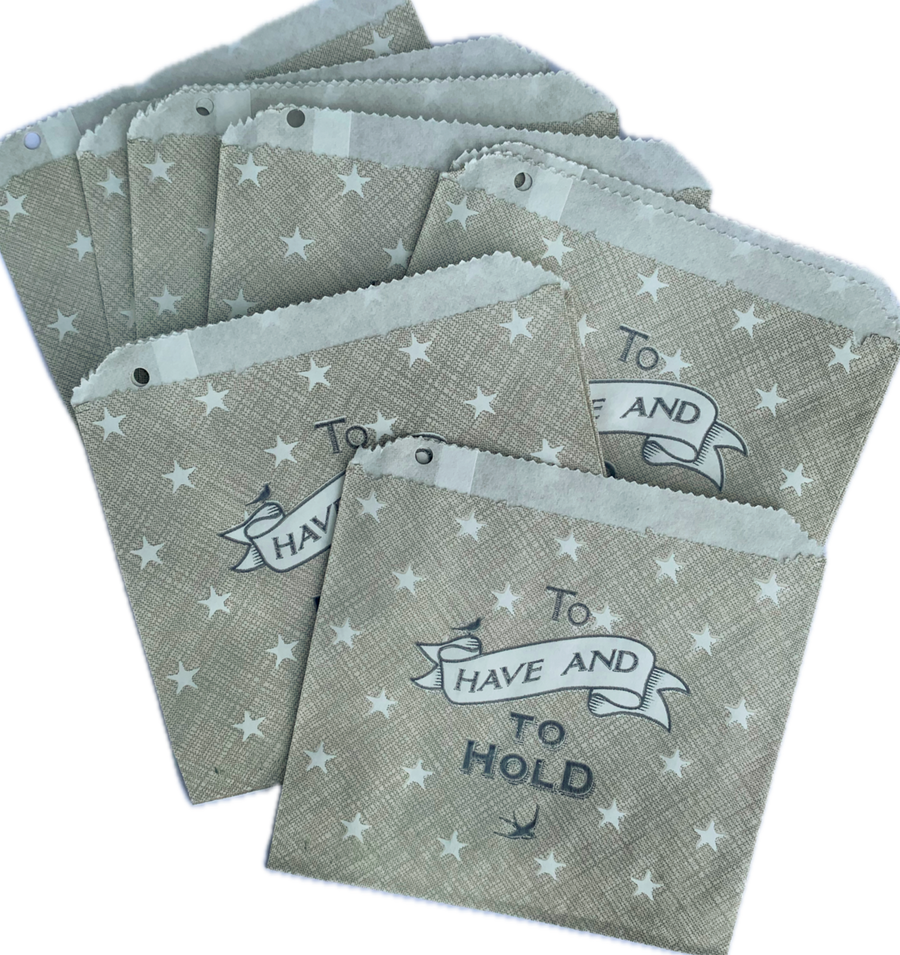 To Have And To Hold Wedding Favour Bags | Pack of 10 - Thedanes.co.uk - Creative & Sustainable Living The Scandinavian Way