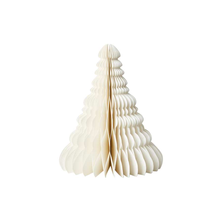White Christmas Paper Trees Decorations | Set of Two - Thedanes.co.uk - Creative & Sustainable Living The Scandinavian Way