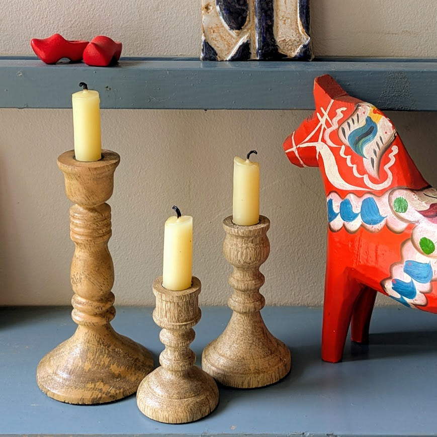 Wooden Chime Candleholders | Set of 3 - Thedanes.co.uk - Creative & Sustainable Living The Scandinavian Way