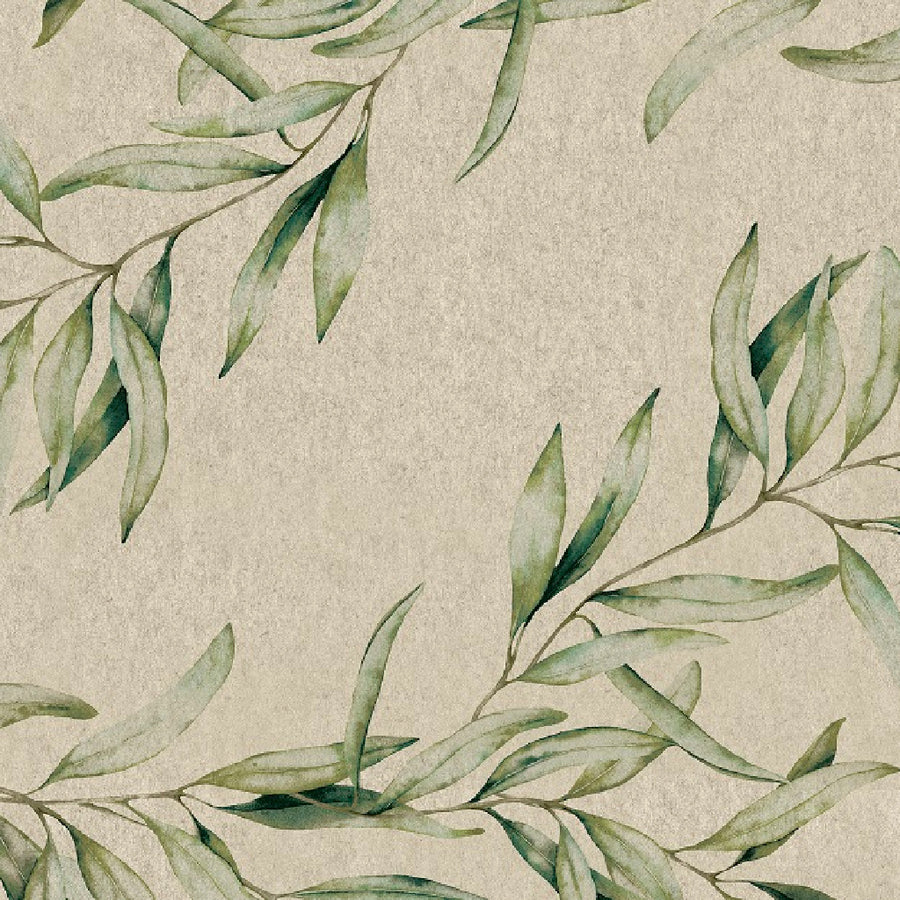Willlow Leaf Unbleached Paper Napkins - The Danes