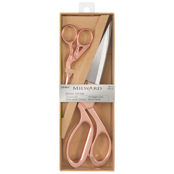 Milward Crafts & Embroidery Scissors Gift Set - Rose Gold - The Danes